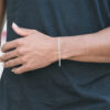 PULSEIRA 3mm 1X1 PRATA ITALIANA